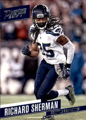 Richard Sherman Seattle Seahawks NFL football card 2017 Prestige #193 in NM-MT condition