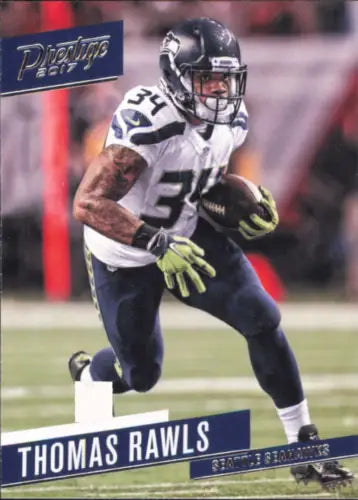 Thomas Rawls Seattle Seahawks Football Card 2017 Prestige #199 NM-MT condition