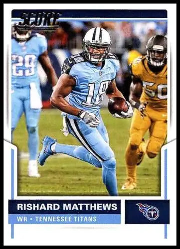 Rishard Matthews football card from 2017 Score #187 with original gloss by Simply Sandoval