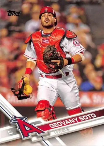 Geovany Soto 2017 Topps #232 baseball card with original gloss featuring Angels player