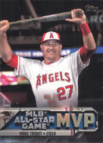 Mike Trout 2017 Topps All Star MVPs baseball card Los Angeles Angels MLB NM-MT