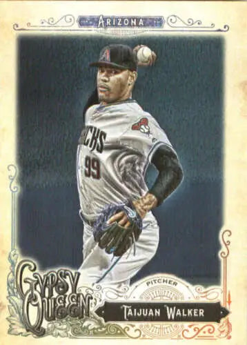 Taijuan Walker baseball card from 2017 Topps Gypsy Queen with original gloss