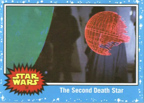 Topps Star Wars Journey trading card featuring The Second Death Star, original gloss finish