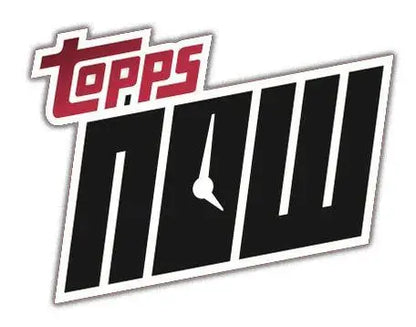 Topps logo with NOW in black for 2017 Topps TBT baseball cards featuring Harper & Werth