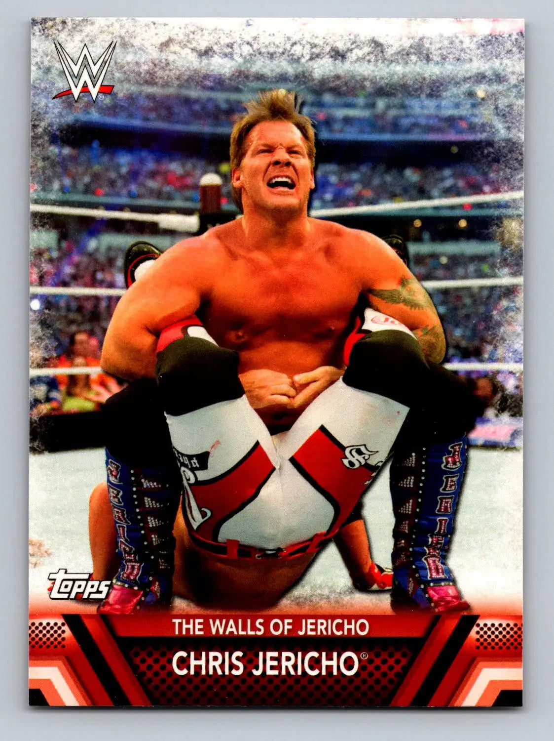 Chris Jericho wrestling card from 2017 Topps WWE Finishers Signature Moves set