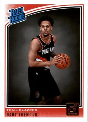 Gary Trent Jr Rookie Card 2018-19 Donruss #199 Portland Trail Blazers NBA NM-MT