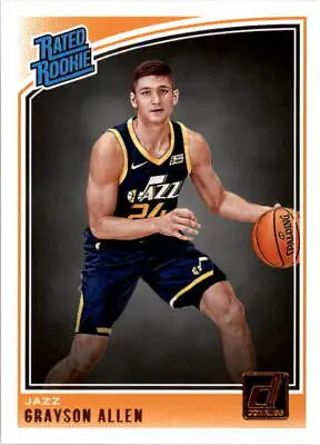 Grayson Allen Rookie Utah Jazz Basketball Card from 2018-19 Donruss #156 NM-MT