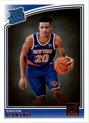 Kevin Knox Rookie Card from 2018-19 Donruss featuring New York Knicks player