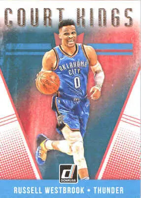 2018-19 Donruss Court Kings #18 Russell Westbrook Oklahoma City Thunder trading card