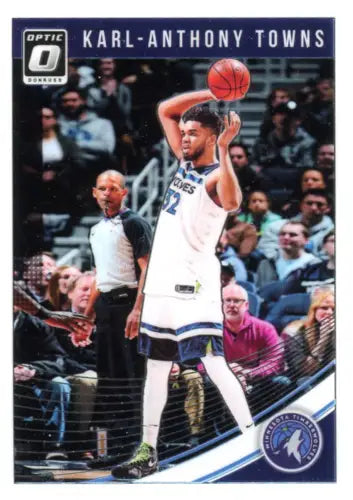 2018-19 Donruss Optic #145 Karl-Anthony Towns Minnesota Timberwolves Basketball Card