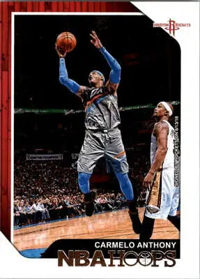 Carmelo Anthony Houston Rockets NBA Basketball Card 2018-19 Hoops #20 NM-MT