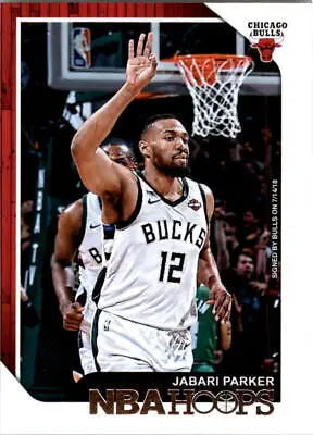 Jabari Parker 2018-19 Hoops #44 Chicago Bulls NBA Basketball Card NM-MT