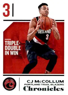 2018-19 Panini Chronicles CJ McCollum Portland Trail Blazers NBA Card for collectors