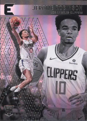 Jerome Robinson basketball card from 2018-19 Panini Chronicles Rookie Essentials Clippers NM-MT