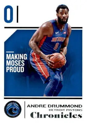 2018-19 Panini Chronicles #4 Andre Drummond Detroit Pistons NBA Basketball Card