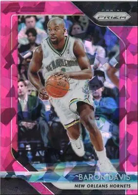 2018-19 Panini Prizm Baron Davis Pink Ice Parallel basketball card New Orleans Hornets