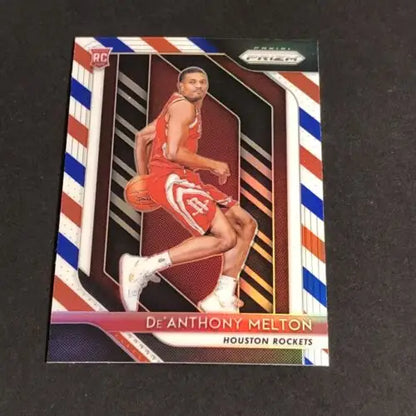 De’Anthony Melton 2018-19 Panini Prizm Red White Blue Rookie Card Houston Rockets