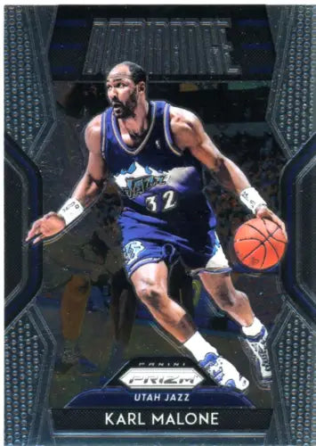 Karl Malone 2018-19 Panini Prizm Dominance #12 Utah Jazz basketball card NM-MT