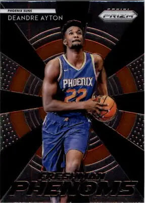 Deandre Ayton 2018-19 Panini Prizm Freshman Phenoms basketball card from Phoenix Suns