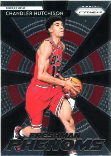 Chandler Hutchison basketball card from 2018-19 Panini Prizm Freshman Phenoms series