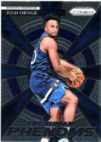 Josh Okogie 2018-19 Panini Prizm Freshman Phenoms basketball card, Minnesota Timberwolves