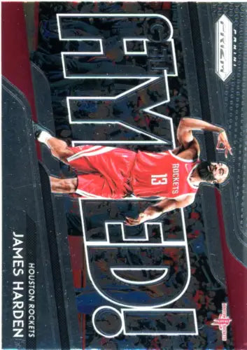 James Harden 2018-19 Panini Prizm Get Hyped basketball card for Houston Rockets