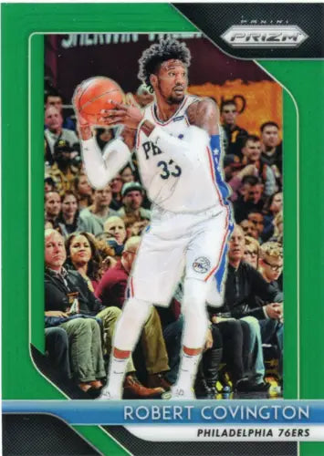 2018-19 Panini Prizm Green Robert Covington Philadelphia 76ers Basketball Card NM-MT