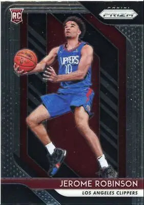 Jerome Robinson basketball card from 2018-19 Panini Prizm Los Angeles Clippers #194