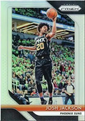 Josh Jackson basketball card from 2018-19 Panini Prizm Silver Parallel Phoenix Suns