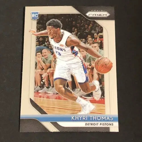 Khyri Thomas basketball card from 2018-19 Panini Prizm Rookie collection