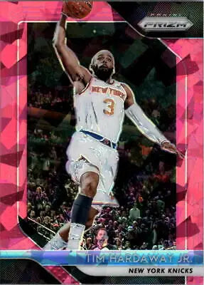 2018-19 Panini Prizm Pink Ice Tim Hardaway Jr. New York Knicks NBA trading card