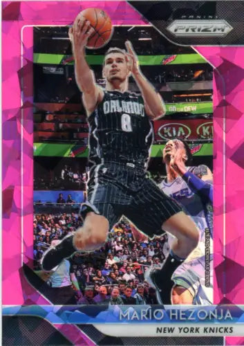 2018-19 Panini Prizm Pink Ice Mario Hezonja New York Knicks NBA Card NM-MT