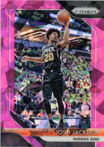 Josh Jackson 2018-19 Panini Prizm Pink Ice basketball card from Phoenix Suns