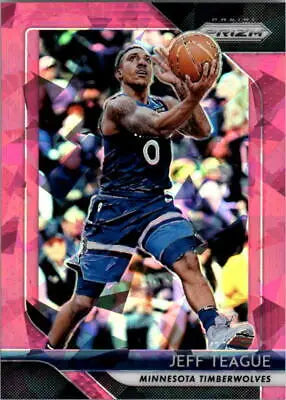 2018-19 Panini Prizm Pink Ice Jeff Teague Minnesota Timberwolves Basketball Card