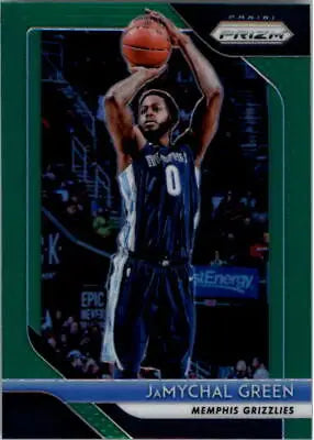 Basketball card of JaMychal Green from 2018-19 Panini Prizm Prizms Green NM-MT