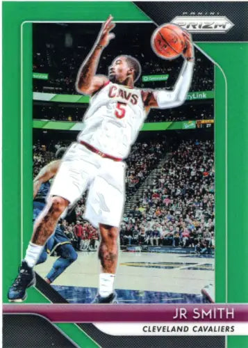 2018-19 Panini Prizm Prizms Green JR Smith Basketball Card Cleveland Cavaliers NM-MT