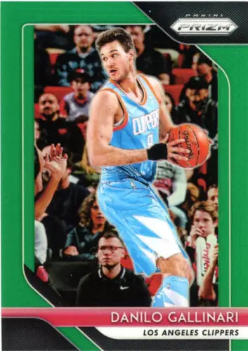 Danilo Gallinari LA Clippers 2018-19 Panini Prizm Prizms Green basketball card