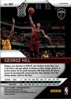 George Hill 2018-19 Panini Prizm Red White and Blue Cavaliers Card NM-MT