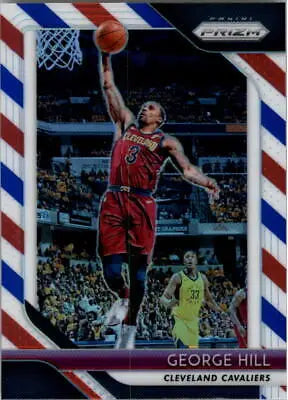 George Hill 2018-19 Panini Prizm Red White and Blue Cavaliers Basketball Card NM-MT