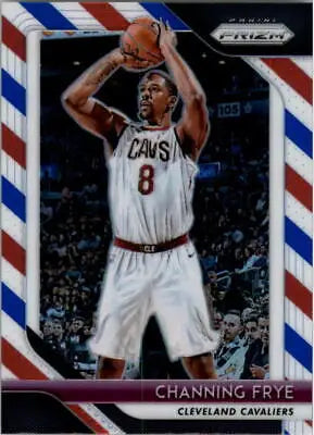 Channing Frye basketball card from 2018-19 Panini Prizm Red White and Blue set