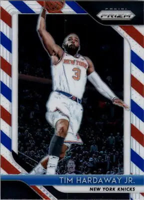 Tim Hardaway Jr. 2018-19 Panini Prizm Red White and Blue basketball card for NY Knicks