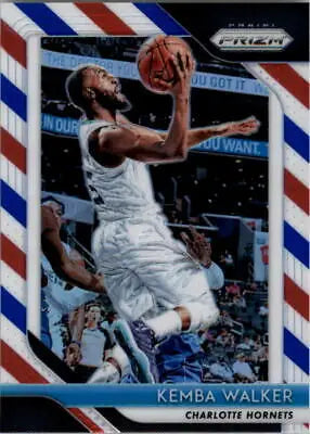 2018-19 Panini Prizm Red White and Blue Kemba Walker Basketball Card in NM-MT condition