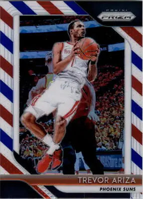 Trevor Ariza 2018-19 Panini Prizm Red White and Blue card featuring Phoenix Suns