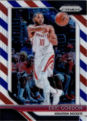 2018-19 Panini Prizm Red White and Blue Eric Gordon Houston Rockets Basketball Card