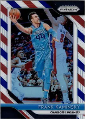 Basketball trading card featuring Frank Kaminsky from 2018-19 Panini Prizm Red White Blue