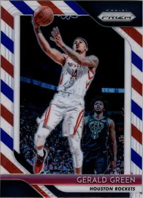 2018-19 Panini Prizm Red White and Blue Gerald Green Houston Rockets Basketball Card