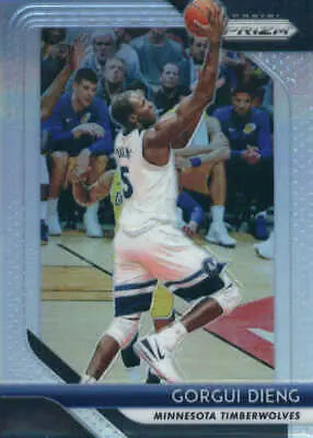 2018-19 Panini Prizm Silver Basketball Trading Card of Gorgui Dieng, Minnesota Timberwolves