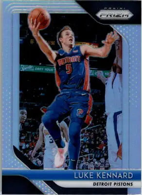 2018-19 Panini Prizm Silver Luke Kennard Detroit Pistons Basketball Card NM-MT