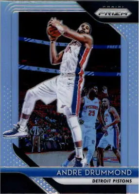 2018-19 Panini Prizm Silver #182 Andre Drummond Detroit Pistons Basketball Card