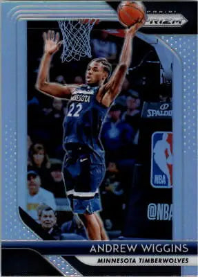 2018-19 Panini Prizm Silver Andrew Wiggins Minnesota Timberwolves basketball card